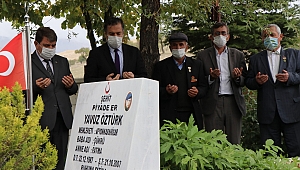 Şehitlerimiz Şehadetlerinin sene-i devriyesinde anıldı