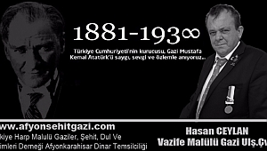 Başkan Ceylan'dan 10 Kasım Anma Mesajı