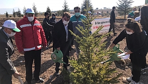 Dinar'da Milli Ağaçlandırma Günü etkinliği düzenlendi