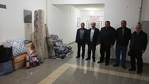 Dinar MHP’den İzmir’e Deprem Yardımı