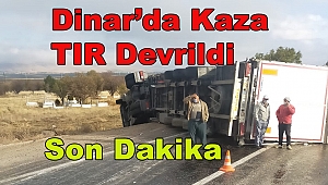 Tır Devrildi