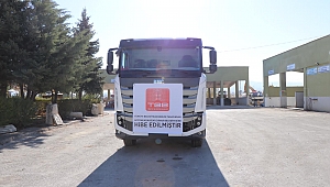 Türkiye Belediyeler Birliğinden Belediyemize Hibe Kamyon