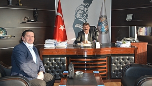 Yeni Tapu Müdürü Kodaloğlu’ndan Başkan Sarı’ya ziyaret