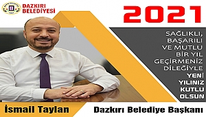 Başkan Taylan'dan Yeni Yıl Kutlama Mesajı