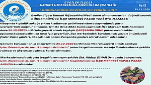 Evciler'de Koronavirüs Tedbirleri Devam Ediyor