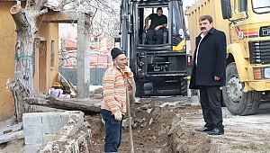 Pazar Mahallesinde su kanallarımız yenileniyor