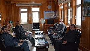 Başkan Sarı'dan İlçe Müftüsü Avcı’ya taziye ziyareti