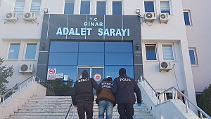 Dinar'da 16 iş yerine hırsızlık amaçlı giren F.P tutuklandı