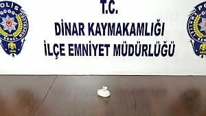 Dinar'da Eroin Operasyonu