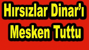 Hırsızlar Dinar'ı Mesken Tuttu