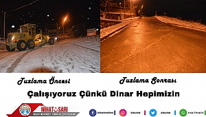Kar Küreme ve Tuzlama Çalışmaları Yapıldı
