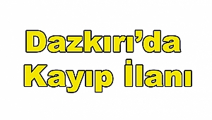 KAYIP İLANI
