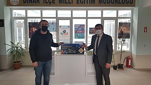 Kayseri’ye Yardım Yapan Hemşerimiz Dinar’ada yaptı