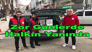 Türk Kızılay'ı Dinar Şubesi İhtiyaç Sahiplerine Yardıma Koşuyor