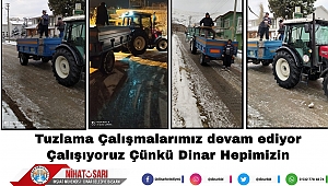 Tuzlama Çalışmalarımız devam ediyor