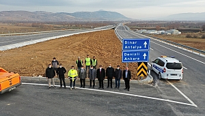 Yeni Çivril yolu ulaşıma açıldı