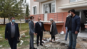 YÜREĞİL KUR'AN KURSU İNŞAATINDA İNCELEMELERDE BULUNULDU