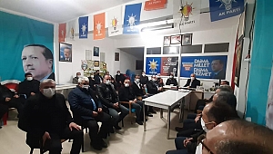 AK Parti Dinar'da haftalık olağan yönetim kurulu toplantısı yaptı