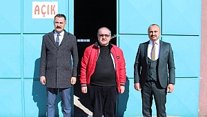 Başkan Bekle Dinar Sanayi Kooperatifi Başkanlığına ziyarette bulundu