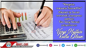 Başkan Sarı’dan Vergi Haftası Mesajı