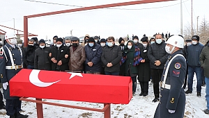 Başkan Sarı Jan. Uzm.Çvş Mehmet Emin Özdemir’in Cenazesine katıldı