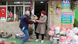 Dinar'da 14 Şubat Sevgililer Günü Kutlamaları Başladı