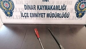 Dinar'da Hırsız Yakalandı