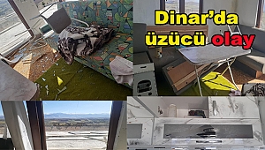 Dinar'da üzücü olay