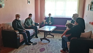 Kuzey Irak Gazisini Kaymakam ziyaret etti