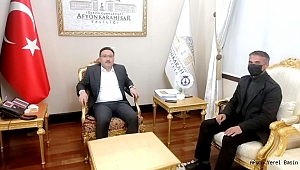 MUHTAR ARSLAN, SÜPER VALİMİZ GÖKMEN ÇİÇEK'İ ZİYARET ETTİ..