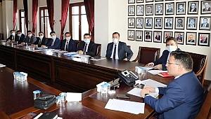 Valimiz Çiçek Kaymakamlar İle Toplantı Yaptı