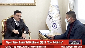 VALİMİZ GÖKMEN ÇİÇEK İLE ÖZEL AÇIKLAMALAR VE RÖPORTAJ..