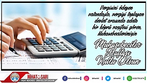 Başkan Sarı, “Muhasebeciler Günü Kutlu Olsun”