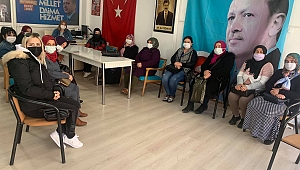 Dinar'da Ak Partili Kadınlar İlk Yüz Yüze Toplantılarını Yaptı