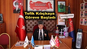 Dinar'da Gazi Tefik Kılıçkaya Yeni Görevine Başladı