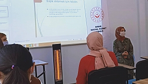 Dinar KadınKültür Evinde Eğitimler Devam Ediyor