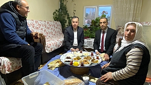 KAYMAKAM KAPANKAYA ŞEHİT AİLELERİMİZE ZİYARETTE BULUNDU