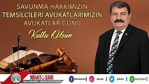 Başkan Sarı, “Savunma Hakkımızın Temsilcileri Avukatlarımız”