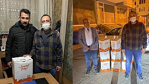 CHP Dinar Yardım Paketlerini Muhtarlara Verdi