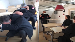 Dinar'da Kaymakam ve Belediye Başkanı Deprem'i Yaşadı