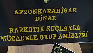 Dinar'da Polis Eroin Yakaladı