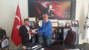 DİNAR ŞOFÖRLER VE OTOMOBİLCİLER ODASINDAN ODAMIZA ZİYARET