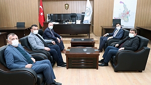 Evciler Heyetinden Başkan Sarı’ya ziyaret