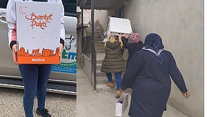 Gül Çağlı Dinar'da ihtiyaç sahiplerinin yüzünü güldürdü