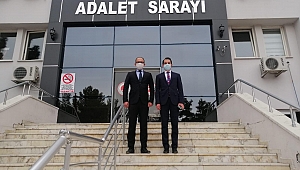 Kaymakam Sakarya'dan Cumhuriyet Savcımız Hüseyin Bodur'a Ziyaret