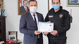 Polislerden Kaymakam Kapankaya’ya ziyaret