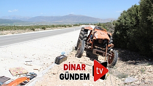 Takla Atan Traktör Sürücüsü Ağır Yaralandı