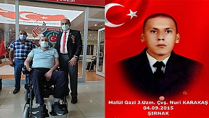 Çakıcı'lı Gazimiz Nuri Karakaş'a Akülü Aracı Teslim Edildi