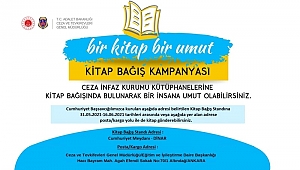 Ceza İnfaz Kurumu Kütüphanelerine Kitap Bağışlayarak Bir İnsana Umut Olabilirsiniz