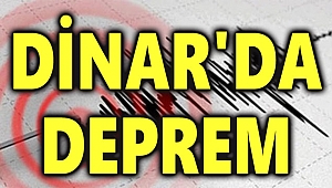 Dinar Çakıcı Köyünde Deprem oldu